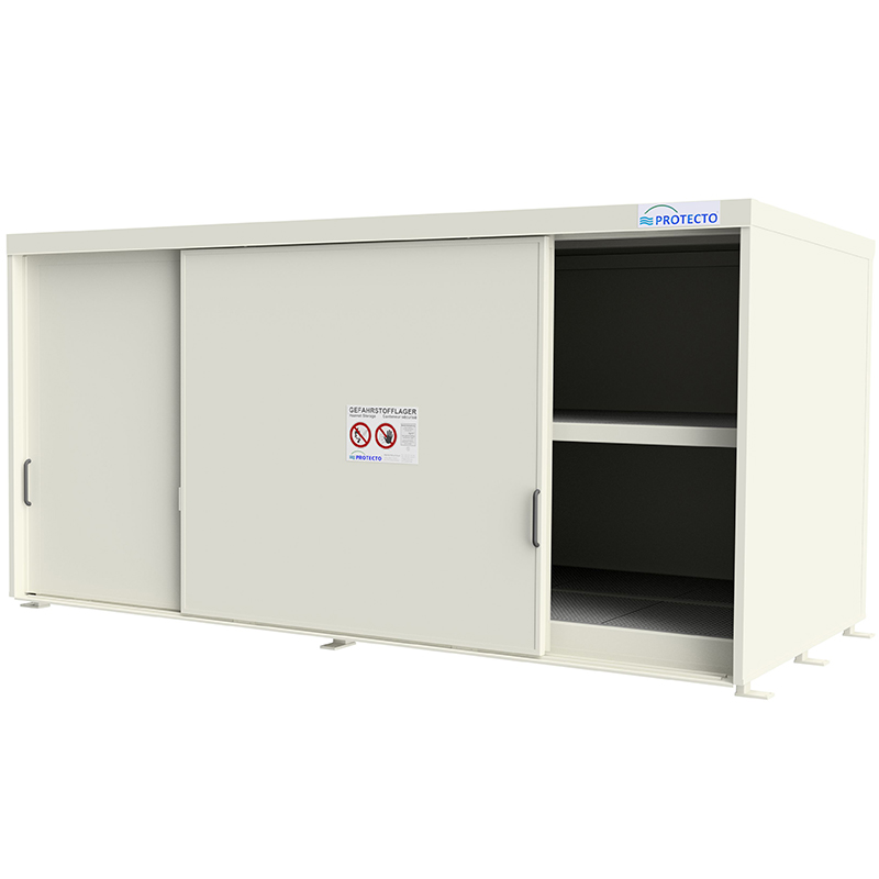 Regalcontainer mit Flügeltoren und 3 Lagerebenen – Typ RC 26-2XX.3