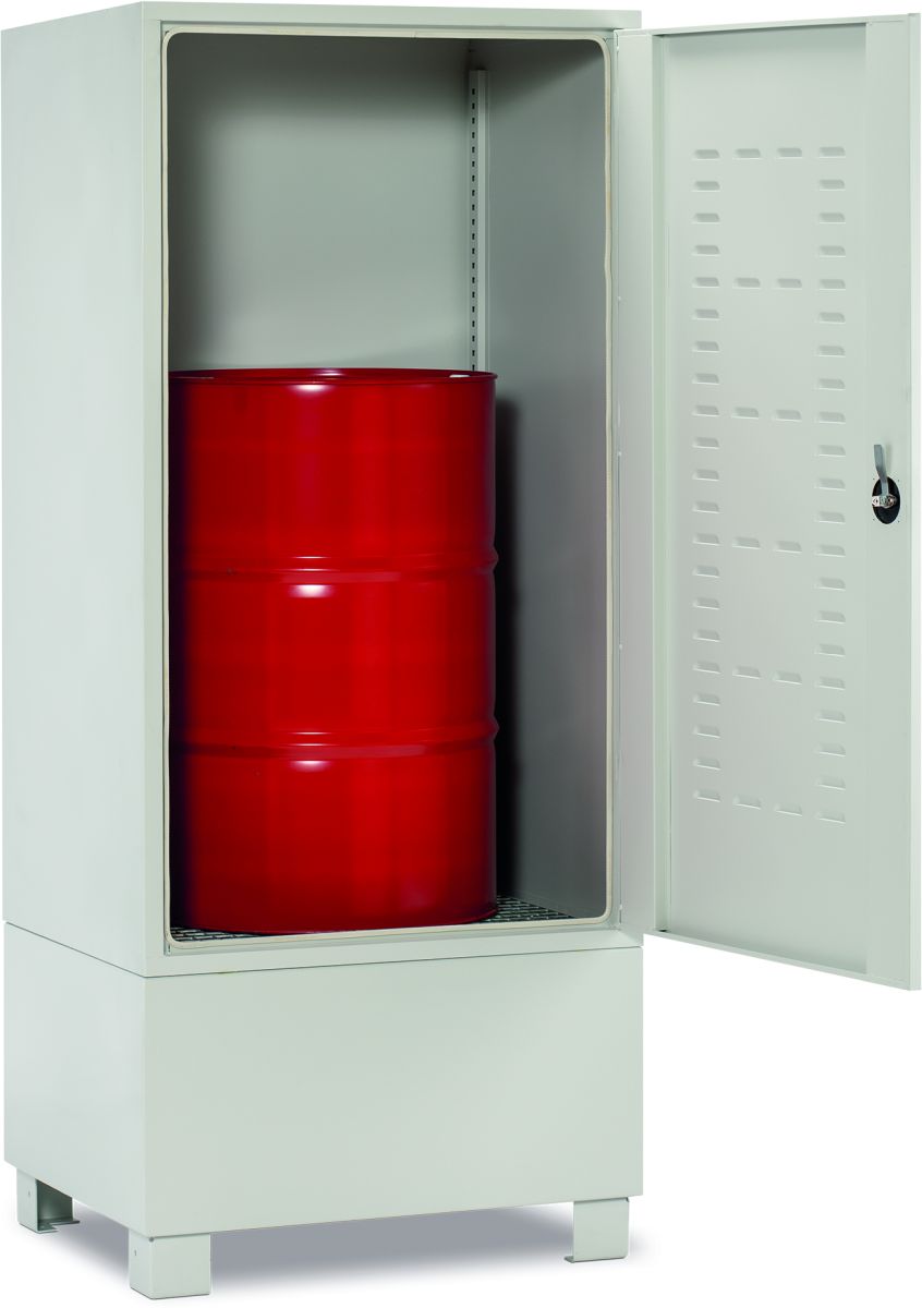711699_1 Gefahrstoffdepot 220/1 kompakt aus Stahl für 1 Fass