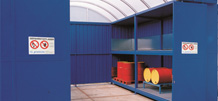 Begehbare Regalcontainer-Anlage von PROTECTO für Industriekonzern 