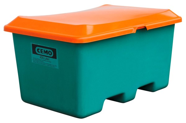 Streugutbehälter 400l Plus3 grün/orange