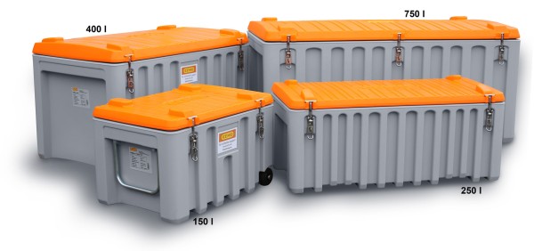 CEMbox 250 l grau/orange