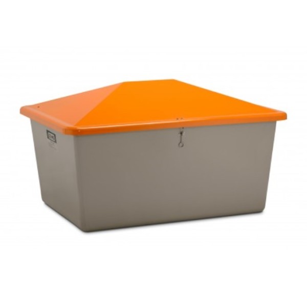 Streugutbehälter 1500l grau/orange